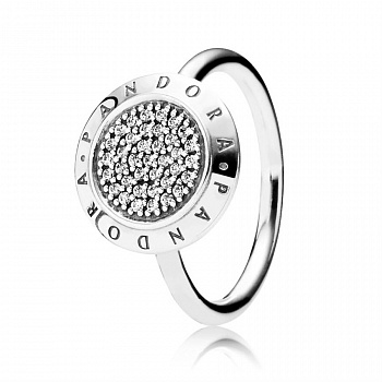 Серебряное кольцо с кубическим цирконием Pandora 190912CZ 