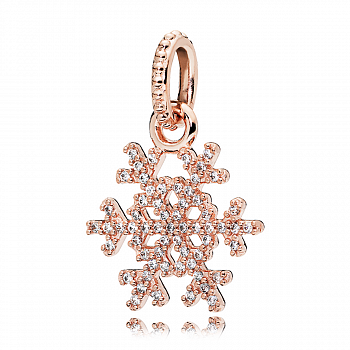 ПОДВЕСКА-ШАРМ СИЯЮЩАЯ СНЕЖИНКА 380354CZ