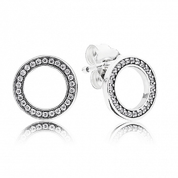 СЕРЬГИ-ПУСЕТЫ ВСЕГДА С PANDORA №290585CZ
