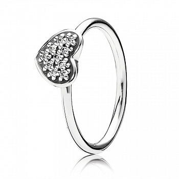 Серебряное кольцо Pandora №190890CZ
