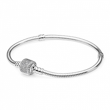 Браслет Pandora с застежкой паве №590723CZ 