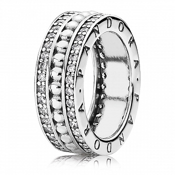 Кольцо Pandora "ВСЕГДА С PANDORA" №190962CZ 