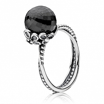 Серебряное кольцо со шпинелью и кристаллом Pandora 190848SPB  